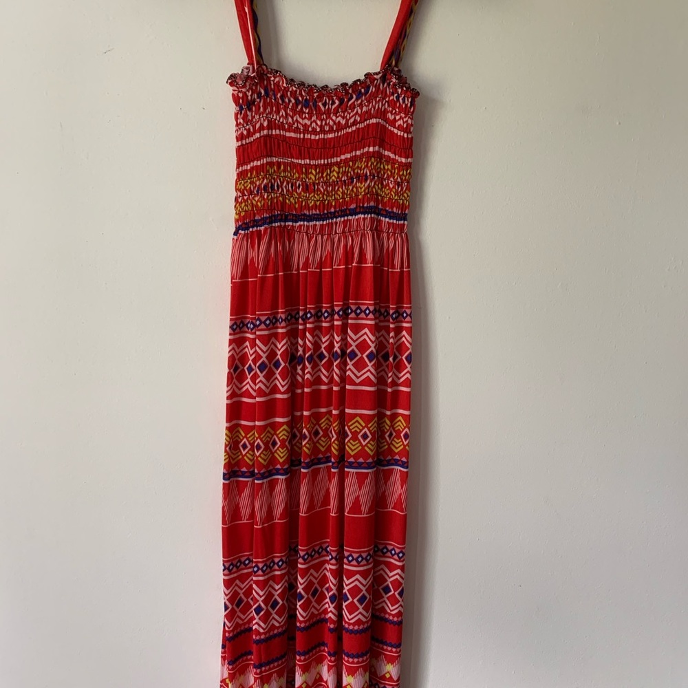 Multicolor Knee Length Dress